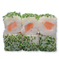 MAKI WHITE SAUMON CREAM CHEESE CIBOULETTE