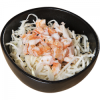 Salade de choux aux crevettes